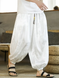 Мужские штаны шаровары свободного кроя с манжетами белые M dragon_pants_white_M фото
