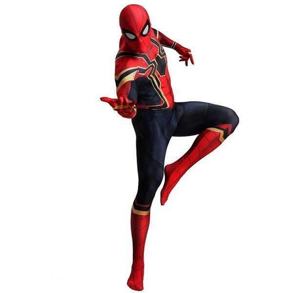 Костюм Людини-Павука з маскою для дорослих (Iron Spider, розмір M) spidey_iron_1_M фото