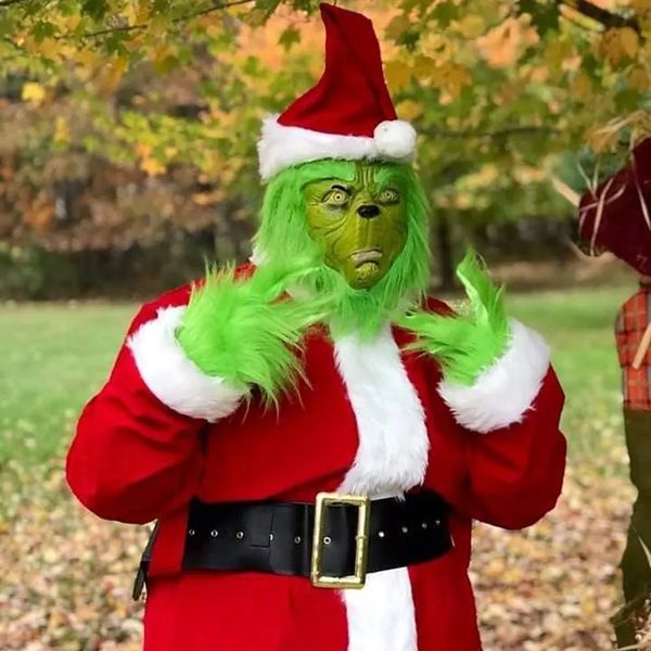 Карнавальный костюм Гринча для аниматоров и косплея, новогодний костюм L grinch фото