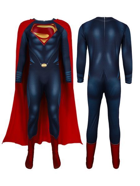 Карнавальный костюм Супермена Кларка Кента с плащом XL (180&ndash;185 см) superman фото