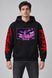 Чёрное худи с принтом Berserk, капюшоном и карманом-кенгуру S hoodie_berserk_S фото 3